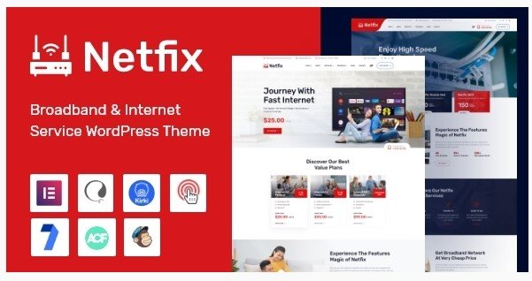 Gambar produk theme wordpress Netfix broadband
